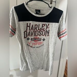 Vintage 90s Harley Davidson women’s rhinestone Baton Rouge Louisiana M shirt